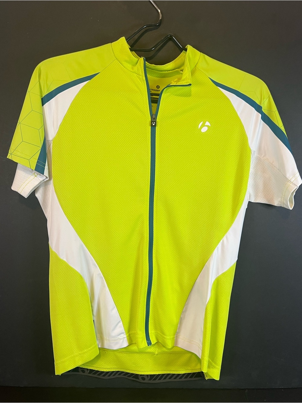 Bontrager Women's Full Zip Cycling Jersey Hi-Vis Yellow Size Large